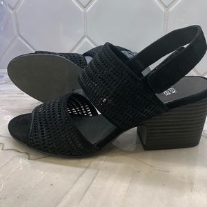 Eileen Fisher black suede mean candle New